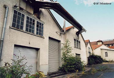 Saatgutlagerhäuser. Hängebahn für Saatguttransporte Saatgutlagerhäuser. Hängebahn für Saatguttransporte