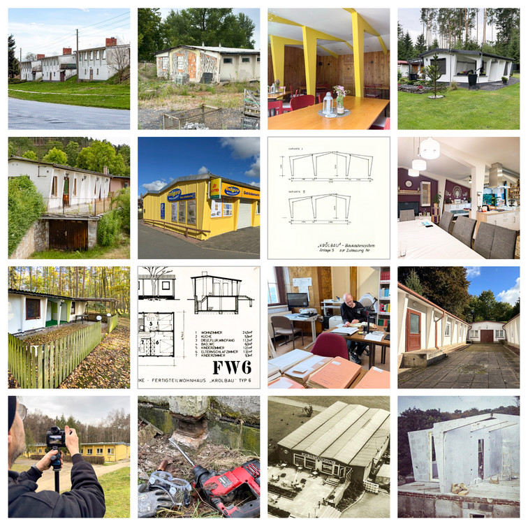 Ausschnitthafte Zusammenstellung von im Jahr 2025 dokumentierten KRÖLBAU-Standorten, Aktivitäten und Dokumenten. Bild 9740