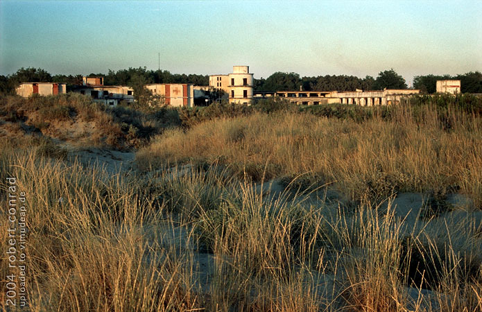 Panorama. Blick vom Strand auf den zentralen Bereich der Colonia Panorama. Blick vom Strand auf den zentralen Bereich der Colonia