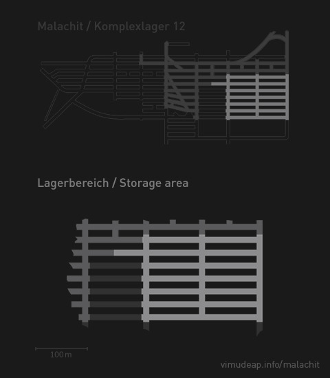 Detailkarte 236 Komplexlager 12 / Malachit Halberstadt