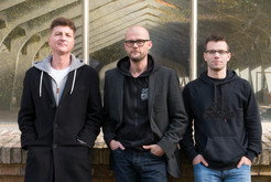 Die drei Autoren des Bildbandes »Stillgelegt«, DuMont Reiseverlag 2016, vlnr.: Robert Conrad, Thomas Kemnitz, Michael Täger. Oktober 2015 Bild 7330