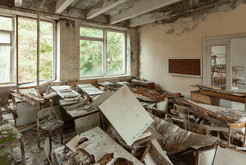 Bild 7905 Geisterstadt Prypjat (Atomkraftwerk Tschernobyl)