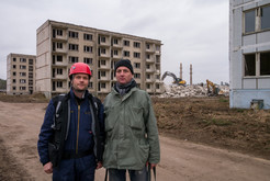 14.03.2012: Dokumentation der Abrissarbeiten von Wohngebäuden für Berufssoldaten und ihre Familien in der ehem. sowj. Kaserne Mahlwinkel, Sachsen-Anhalt. Bild 9439